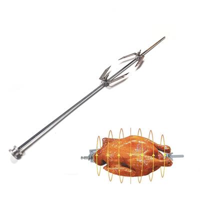 China Durable Electric Oven Roasted Rod Meat Skewer Rod Spit Universal Kit Motor BBQ Rotisserie Grill Roast from Oven Parts for sale