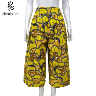 China 100 Percent Cotton African Print Pants Clothing Relaxed Wax Printed Anti Static for sale