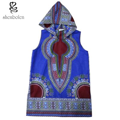 Chine La copie africaine du Hoodie de 100 de pour cent hommes de coton complète des couleurs multi sans manche d'habillement à vendre