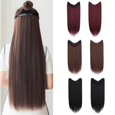 China Heat Resistant Left Right Side Part Wig High Temperatured Fiber Long A Line Lace Front Synthetic Wig For Women V Shape Wig for sale