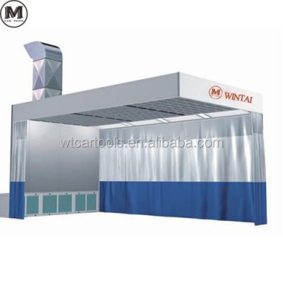 China 4KW Centrifugal Fan Intake Bus Spray Booth For Car Polish Preparation for sale