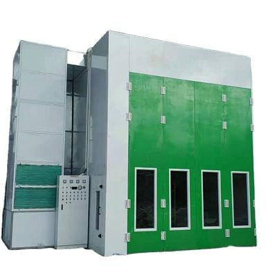 China 30m Industrial Paint Booth Customizable 380V Diesel Heating For Bus Truck for sale