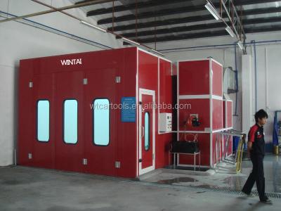 China Economic Car Spray Booth with Internal Size 6900*3900*2650mm and No Load Speed NM for sale