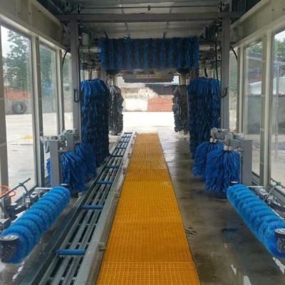 China AC380V Automatic Car Wash Tunnel Machine 0.9Mpa Air Pressure with High Airflow Rate for sale