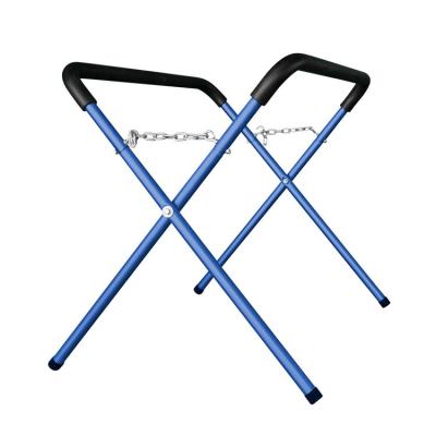 China 120*40*10cm Folding Bumper Paint Stand 8kg Blue Auto Body Panel Stand for sale