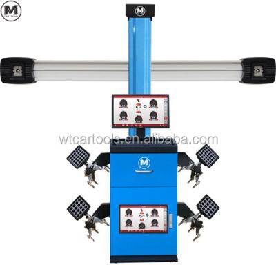 China Dual Screen 3D Four Wheel Alignment System with Lenovo M881S Computer for sale