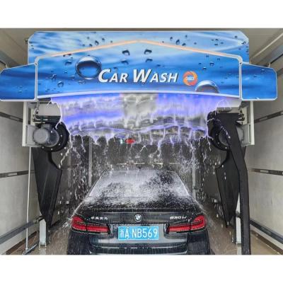 China Single Arm Touchless Car Wash Equipment With 6 Dryers And 8m Lx5mm Rail Size for sale