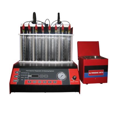 China 8 Cylinders Injector Tester And Cleaner Machine 4L Test Liquid Tank Volume for sale