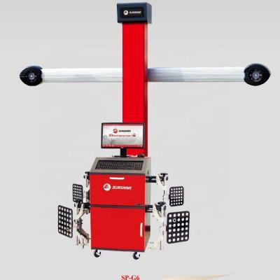 China High Precision 3d Wheel Alignment Machine Stable Operation With 4 Feet Clamp for sale