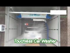 80-120kg flushing pressure t9 touchless car washing machine with 8000mm track length no touch automa