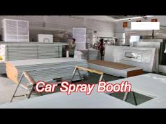 220v industrial car spray booth with fiberglass floor filter and exhaust fan