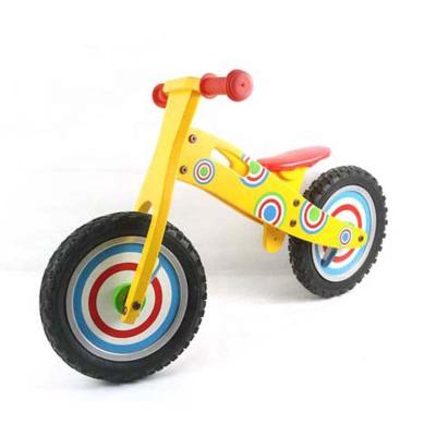 China Eco-friendly High Quality Wooden Balance Bike Kids Wooden Bike for sale