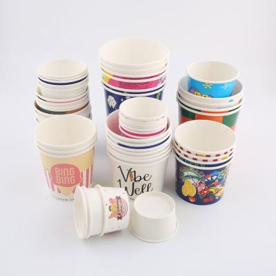 China Recyclable Disposable White Plastic Ice Cream Cup Lid With Low Price for sale