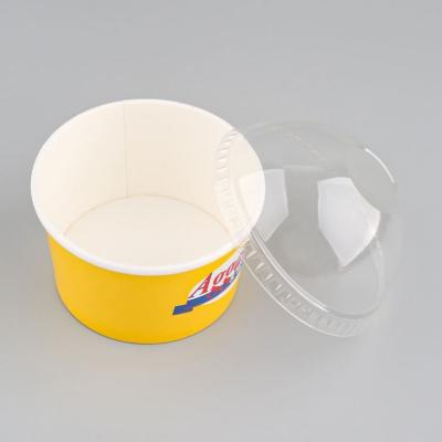 China Recyclable Recycled Plastic Ice Cream Paper Cup Lids With CE Certificate for sale