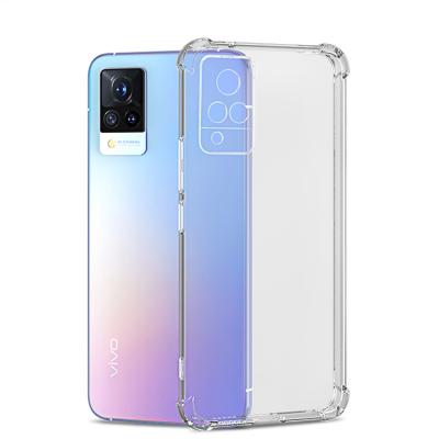 China Transparent Soft TPU Mobile Phone Case Anti-drop Anti-drop Accessories Back Cover For vivo V20 X60 X50 pro S9 5G X27 X.21 Y20 Y73s Y21 PRO for sale