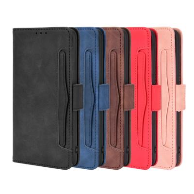 China Anti-drop wallet cell phone case with multi card slots PU leather phone cover for realme x7 8 pro c11 c12 c20 c21 c17 7i 7 pro 5G 4G support for sale