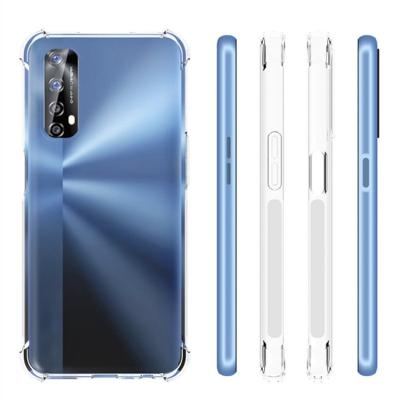 China Soft Transparent Anti-drop Airbag Design TPU Cases Cover Full Protector Phone Case For OPPO F19 pro A74 A54 A53 A73 F17 4G 5G Shockproof for sale