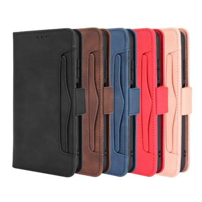 China Anti-drop Folding Stand Phone Leather Case For Xiaomi MI 11 Pro Lite Ultra Poco F2 Pro F-3 X3 Nfc Muti-card Slot PU Cover For Redmi Note 10 for sale