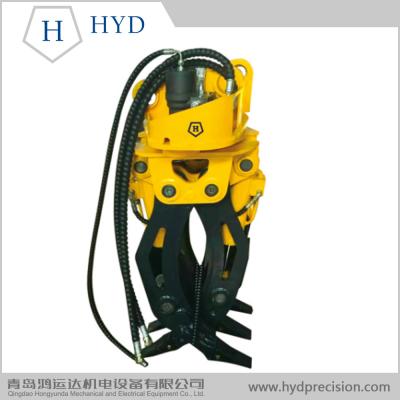 China hydraulic rotating stone grapple wood log grapple wood grabber stone grabber for sale