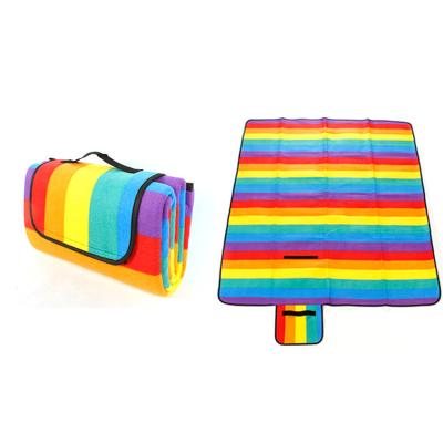 China Custom Washable Picnic Weighted Waterproof Travel Picnic Blanket Mat With Pillows for sale