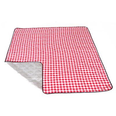 China Waterproof Travel Camping Pink Picnic Blanket Outdoor Picnic Mat With Pillows for sale