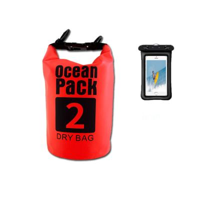 China Outdoor Swimming Camping Hiking Large Beach Travel Zipper Dry Bag 60 Liter PVC Material For Mobile Phone for sale