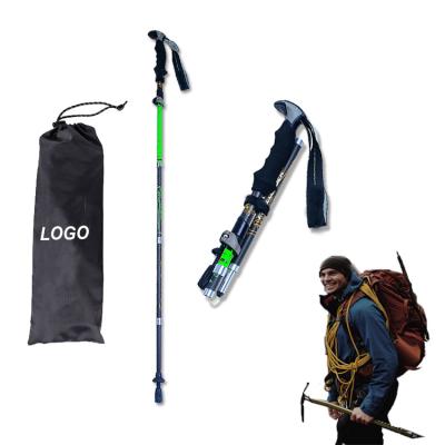 China Outdoor Camping Hiking OEM Tactical Travel Shockproof Aluminum Adjustable Trekking Poles For Walking for sale