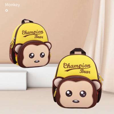 China 3D Children Kids Waterproof Raincoats Backpack Animal Picture Cartoon Kids School Bag For Preschool Toddler for sale