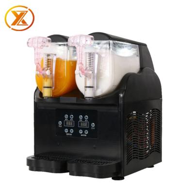 China 3Lx2 Mini Two Tank 2 Hotels Flavors Slush Machine for sale