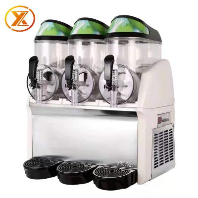 China XRJ10LX3N Hotels Commercial Slush Puppy Machines For Sale 3 Bowl Slush Machine With Side Wall for sale