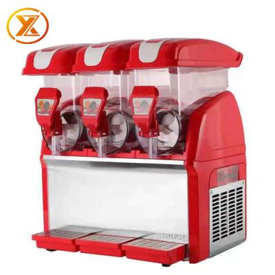 China XRJ15LX3N Hotels Commercial Triple Tank Beverage Machine Three Flavor Cold Slush Ice Machine for sale