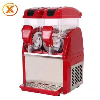 China XRJ15LX2N Hotels Two Tank Granita Machine / Smoothie Frozen Ice Cream Machine for sale