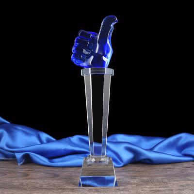 China Custom Crystal Award Cheap Star Crystal Trophy Crystal Award Medals And Trophies Resin Eco-friendly Award Medals for sale