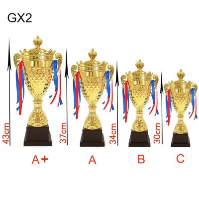 China Luxury Silver Healthcare Institutes Trophy Cup Cup Trofeos De Futbol Metal Large Premium Premium Award Custom Design Award Custom Made Engraving Trophy for sale