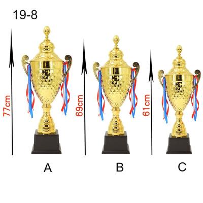 China Custom Superb Trofeus Metal Custom Healthcare Institutes Trophy Cup Size Championship Cup Design Trophy Items Manufacturer Awards Souvenir Trophy for sale