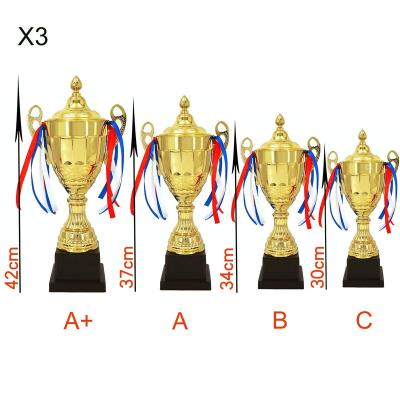 China Health Care Institutes Trophy Cup Manufacturing Cheap Trophies And Luxury Metal Football Medals Made In China Trofeos Baratos Souvenir Gold Metal Trophy for sale