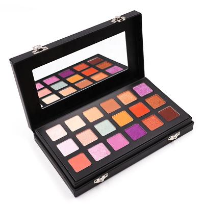 China Waterproof 18 color make up diy eyeshadow palette diy eye shadow dye top for sale