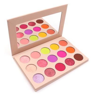 China Wholesale Waterproof High Quality Private Label Makeup 15 Colors Eyeshadow Palette for sale