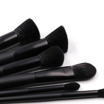 China Angular Blush Makeup Brushes Brand 11Pcs Black Lipstick/Mascara Brush Amazon Hit Custom Wholesale OEM 2022 Shenzhen Make Up Brushes for sale