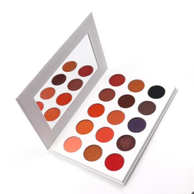 China OEM High Quality Cosmetic Makeup Dye 15 Colors Vegan Eyeshadow Private Label Eyeshadow Cruelty Free for sale