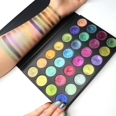 China New Arrivals Beautydom Duochrome Eyeshadow Palette Waterproof High Pigmented Pressed Power Eyeshadow Holographic Palette for sale