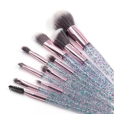 China Angular Blush Beautydom Msds/Gmpc Vegan Makeup Set Brushes OEM/China Factory Wholesale 10Pcs Individual Base Custom Hot Stamping Brush Odm for sale