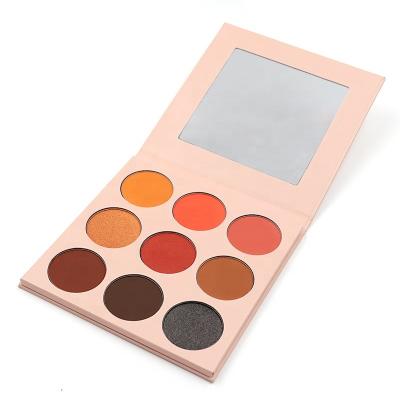 China Wholesale High Quality Waterproof Paper 9 Colors Eyeshadow Palette for sale