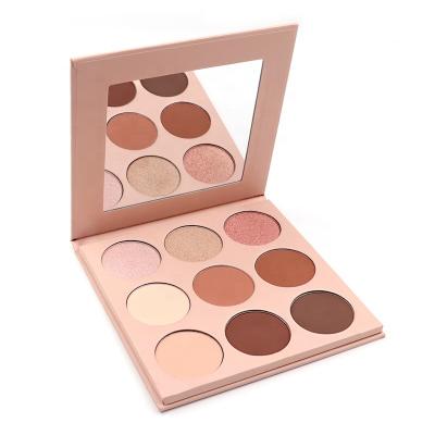 China Cruelty Free Moisturizer Private Label 9 Colors Highlighter And Contour Palette for sale