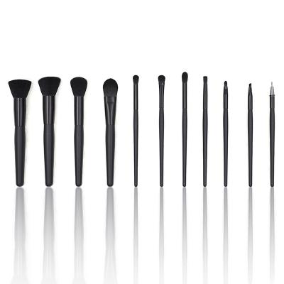 China Angular Blush Beauty Makeup Set Brush 11Pcs Foundation Cosmetic Powder Blush Eyeshadow Lip Blend Make Up Brush Tool Kit for sale