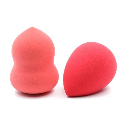 China Best Selling Custom Logo Smooth Free Ladies Blender Handle Puff Makeup Soft Sponge Foundation Powder Tools Wholesale Latex Cosmetics for sale