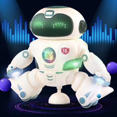 China Toy Educational Music Battery Operated Robot Toys: Intelligent Robot Toys With Rotary Projection Light For Kids for sale