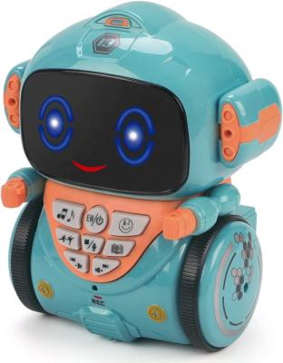 China Battery Operated Smart Toy Robot Toy Early Learning Robotics with Voice Control Speech Recognition Singing Dance Recording Tell Stories for sale