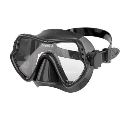 China Transparent Freedive Bifocal Scuba Diving Mask For Adult Customized for sale