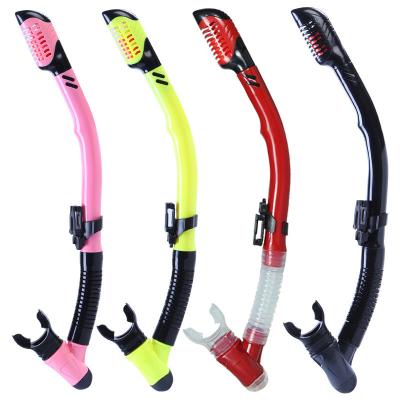 China Silicone Mouthpiece Dry Top Snorkel Set PVC Tube For Swimming Diving for sale